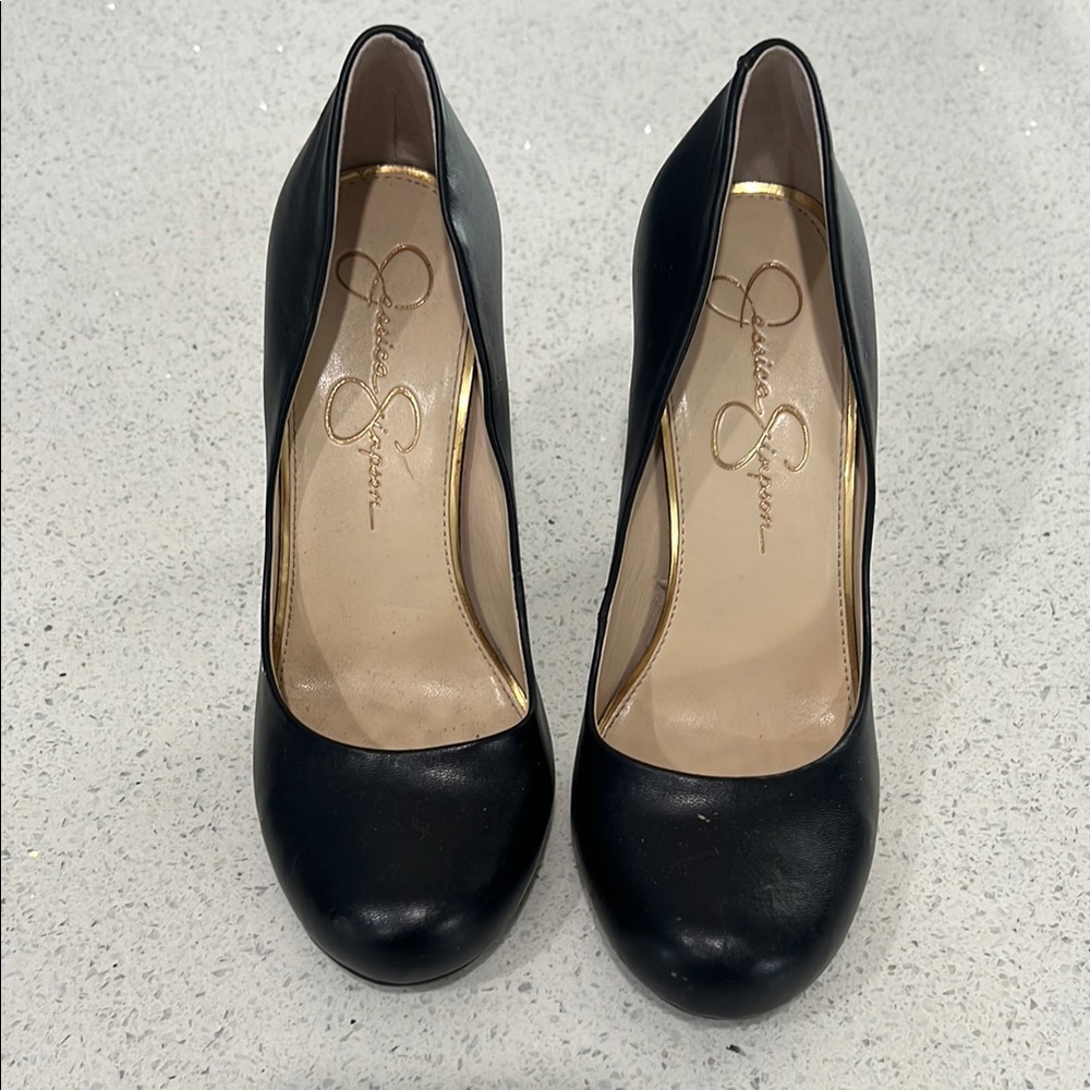 Jessica Simpson Black Heels Classic Pumps